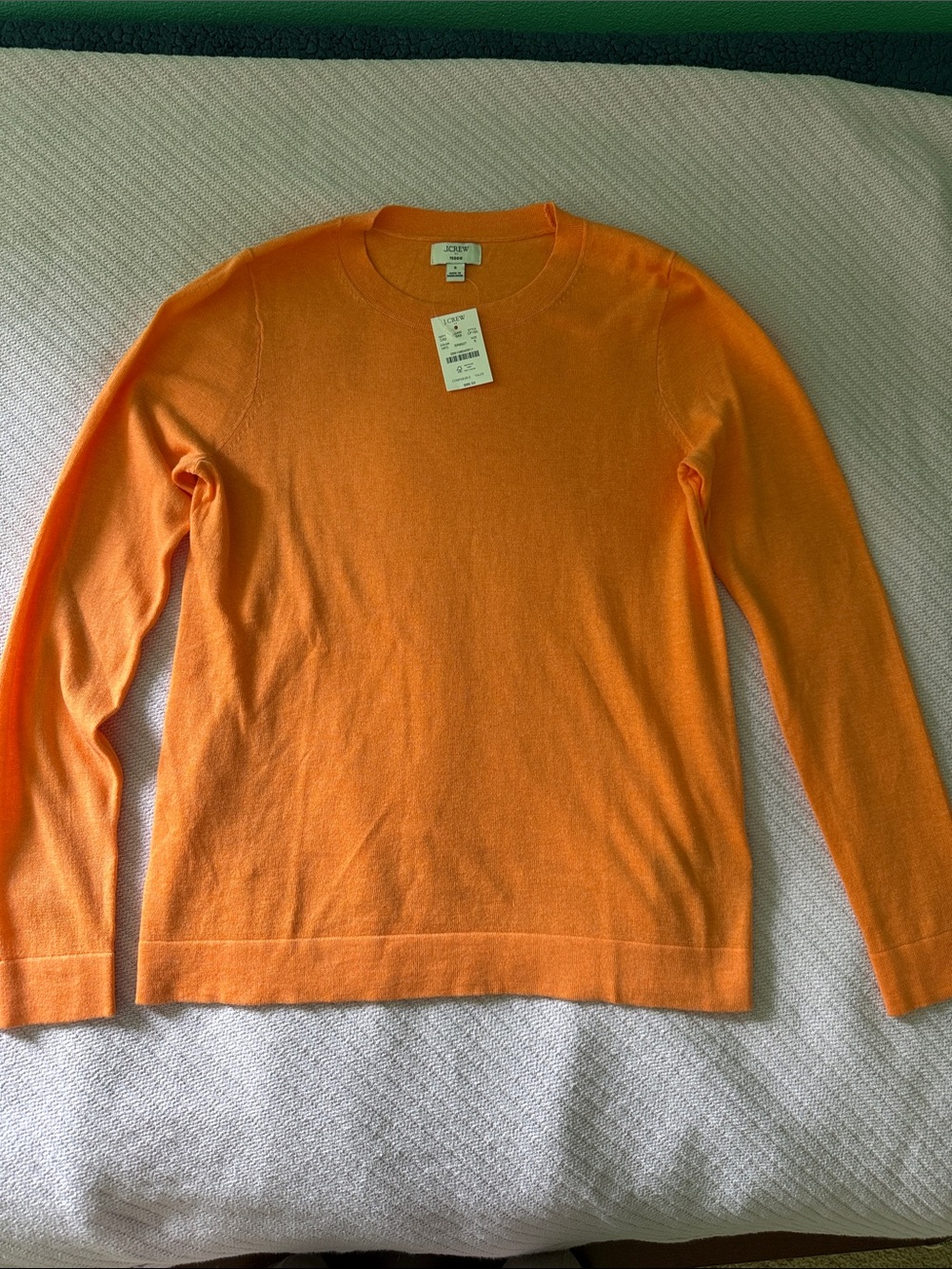 J. Crew Men's/women’s juicy Orange Crewneck Sweater - Lightweight Knit